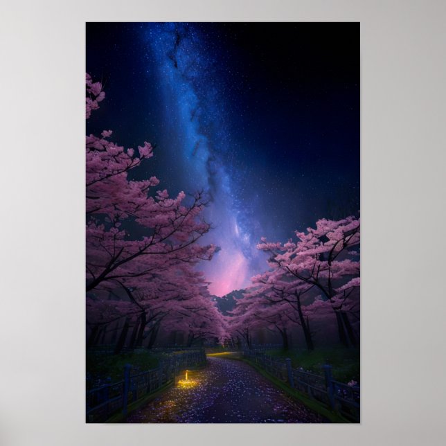 Poster Sakura Nights (Frente)