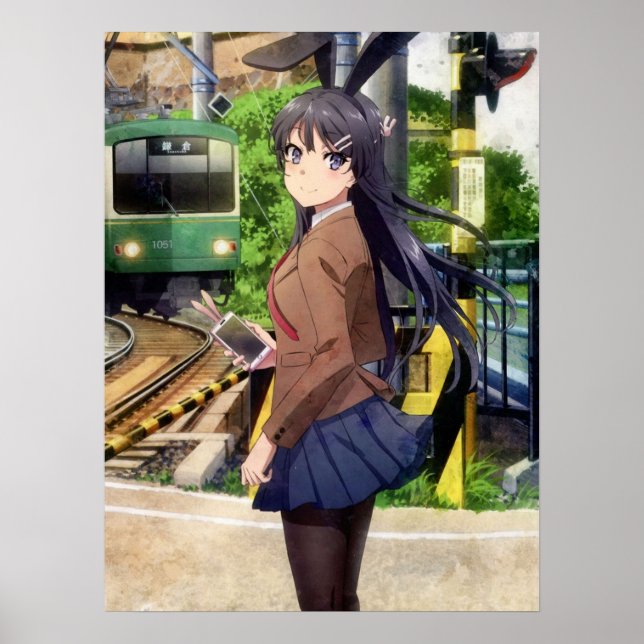Poster Sakurajima Mai Bunny Girl Senpai (Frente)