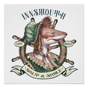 Póster Sal e Sable de Boca - Dama de Tubarão