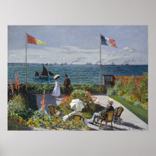 Poster Sala Clássica do Jardim das Botas Costeiras Monet