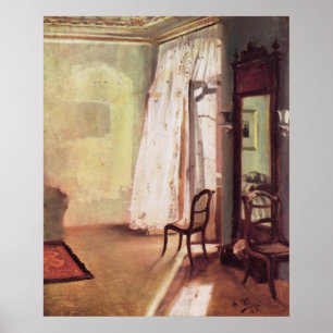 Póster Sala de Adolph von Menzel Balcão