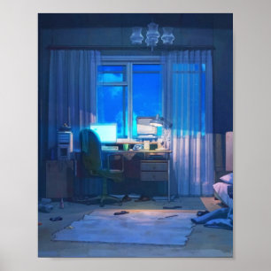 Poster Sala de animação Lofi