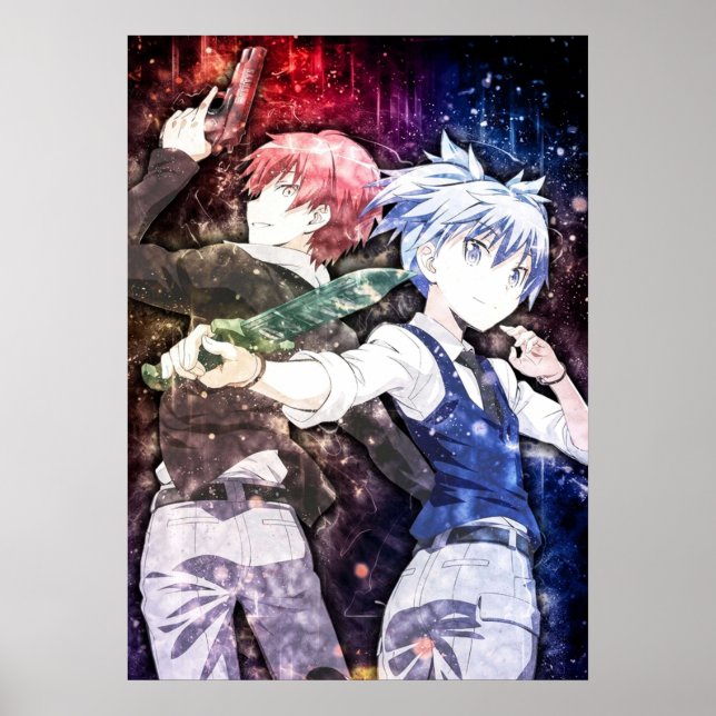 Poster Sala de aula de assassinato Karma Nagisa (Frente)