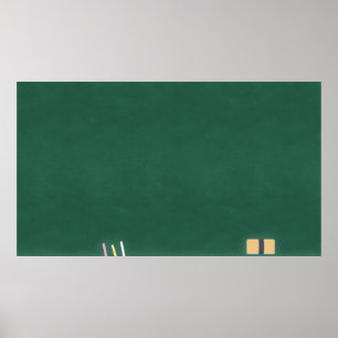 Poster Sala de aulas de borracha de giz