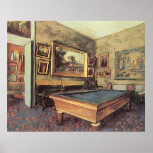 Póster Sala de bilhar
