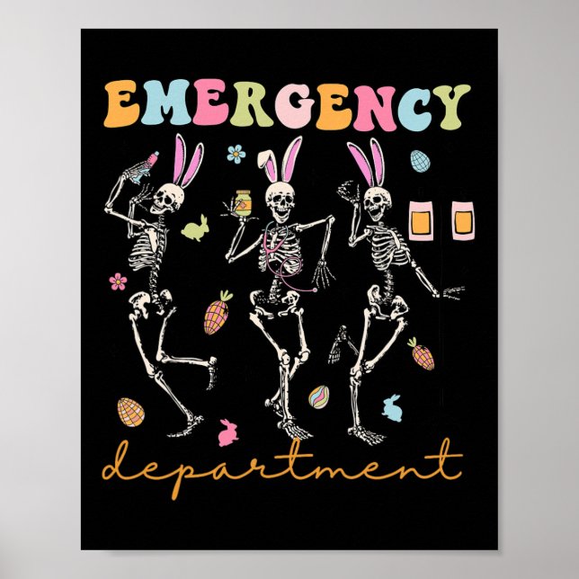Poster Sala de Dança de Emergência da Enfermeira da Pásco (Frente)