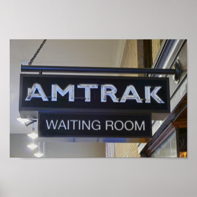 Póster Sala de Espera do Comboio de Passageiros (Frente)