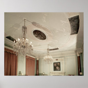 Póster Sala de estar dianteira, 1775