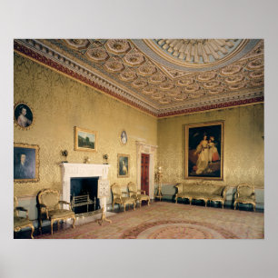 Poster Sala de estar por Adam, c.1770-80