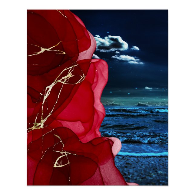 Póster Sala de Estar, Quarto e Escritório (Frente)