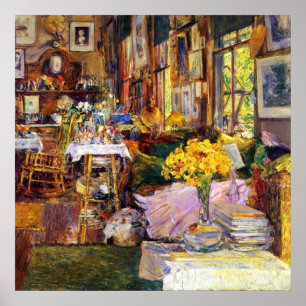 Poster Sala de Flores de Frederick Childe Hassam