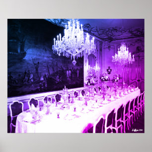 Poster Sala de jantar do palácio Hofburg Viena Áustria Vi