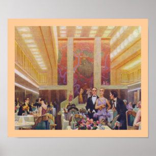 Poster Sala de Jantar Ile de France