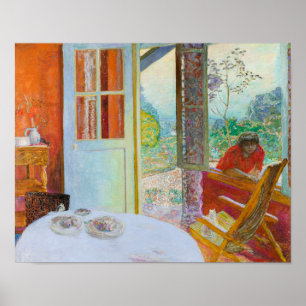 Poster Sala de jantar no país Paul Bonnard