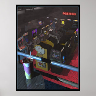 Póster Sala de jogos do enfumaçado