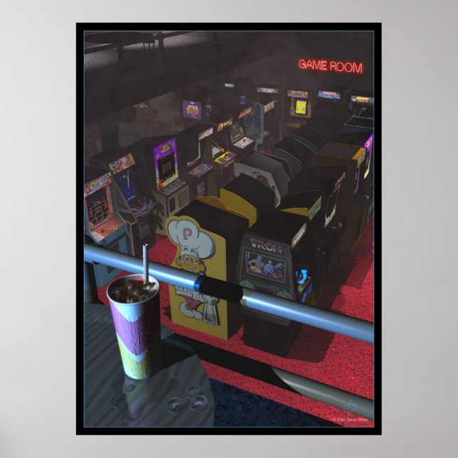 Póster Sala de jogos do enfumaçado (Frente)