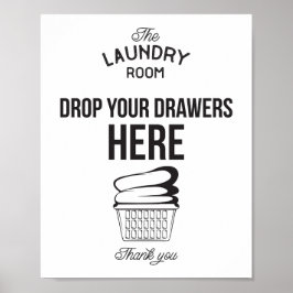 Poster Sala de Lavanderia