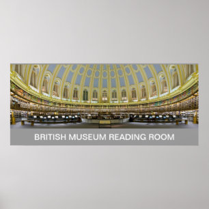Poster Sala de leitura Inglaterra Reino Unido de British