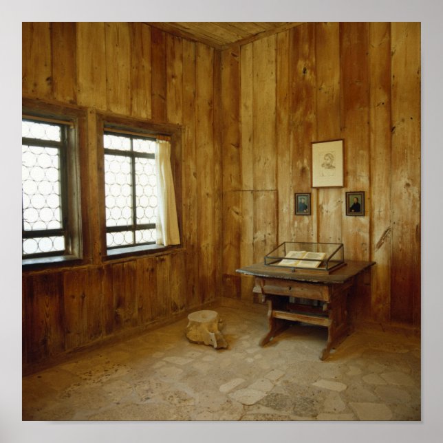 Poster Sala de Lutero no Castelo de Wartburg (Frente)