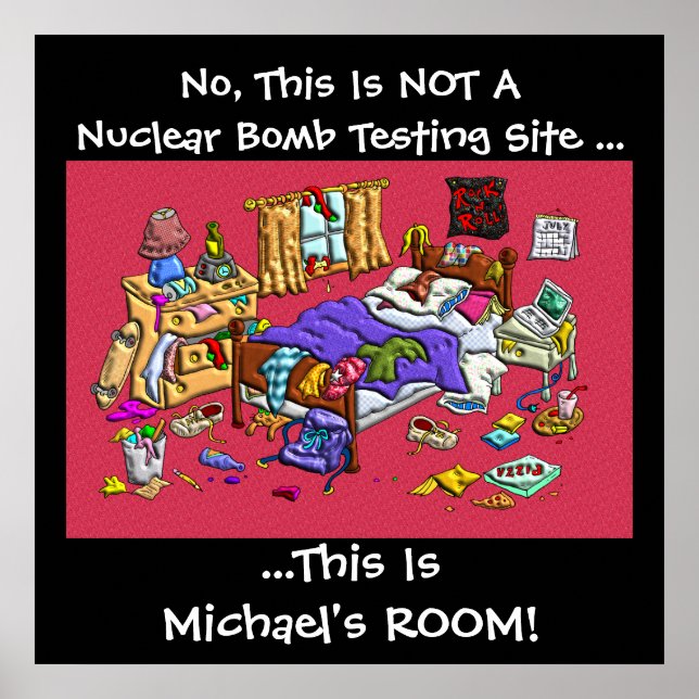 Póster Sala de Mensagens da preferencialmente Personalizá (Frente)