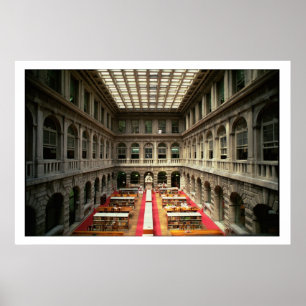 Póster Sala di Lettura, construído em 1537-88 (foto)