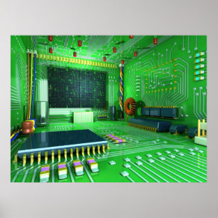Póster Sala do Cyber