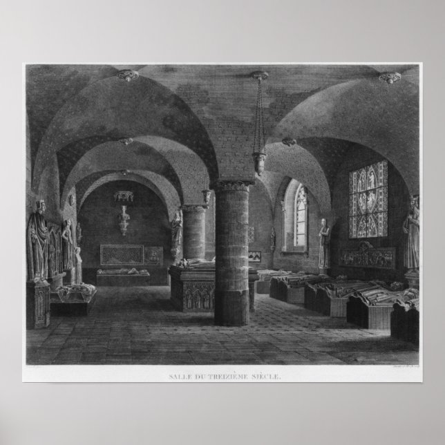 Póster Sala do século 13, Musee des Monuments (Frente)