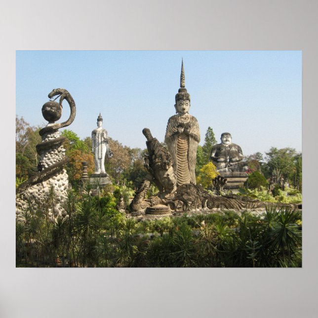 Poster Sala Keo Kou, Nong Khai, Tailândia (Frente)