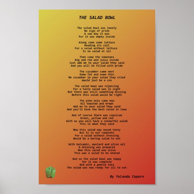 Poster Salad Bowl (Frente)