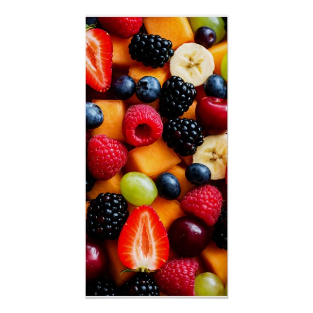 Póster salad fruit (Frente)