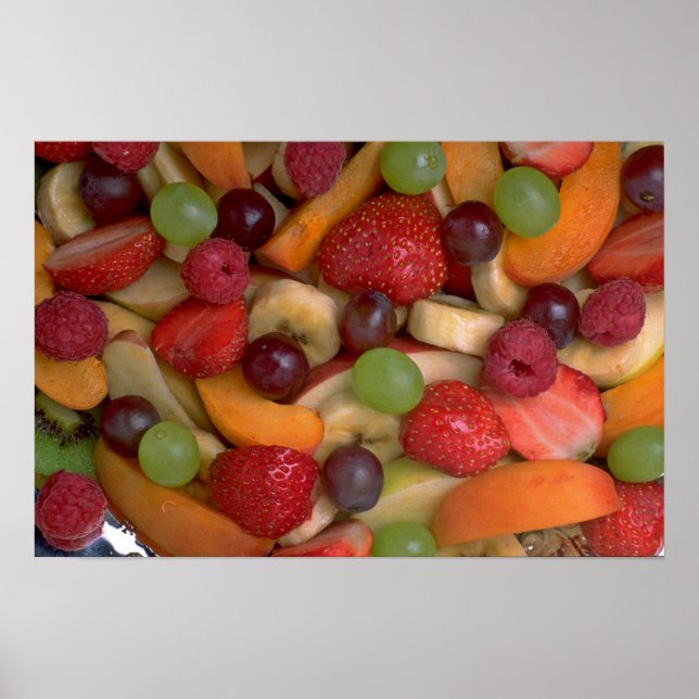 Poster Salada de fruta, de fecho (Frente)