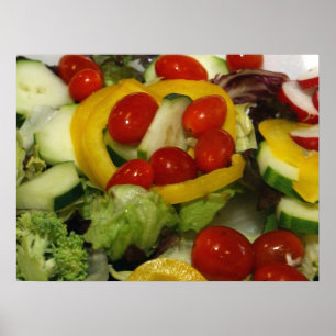Póster Salada fresca do jardim