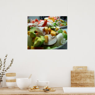 Poster Salada séria