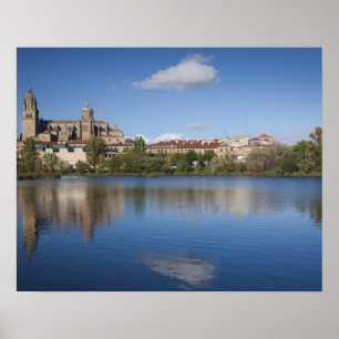 Póster Salamanca Cathedrals e a cidade