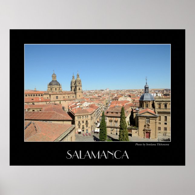 Poster Salamanca, Espanha (Frente)