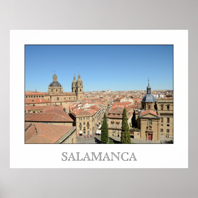 Póster Salamanca, Espanha (Frente)