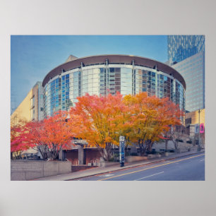 Poster Salão Benaroya de Seattle no Outono