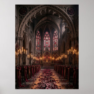 Poster Salão da Catedral Gótica do Vale do Amor