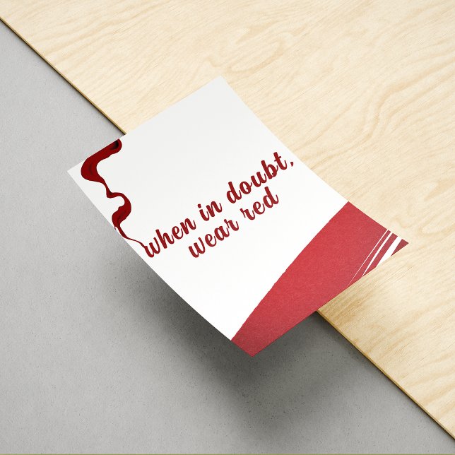 Poster Salão de Arte de Unhas Confiança Vermelha (Criador carregado)