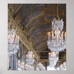 Póster Salão de baile grande, palácio de Versalhes