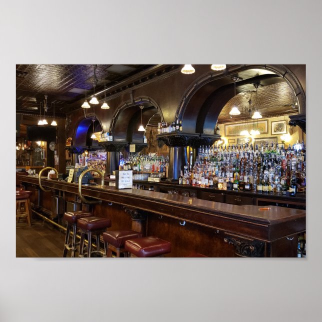 Poster Salão n.o 10 em Deadwood, Dakota do Sul (Frente)