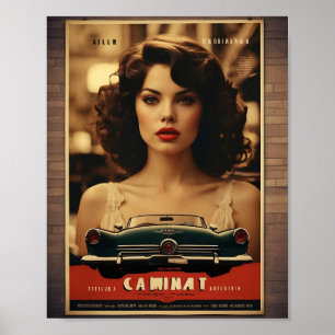 Poster Salas Clássicas: Elegância em Cinema Vintage