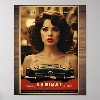 Poster Salas Clássicas: Elegância em Cinema Vintage