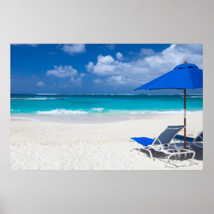 Póster Salas na praia oceânica