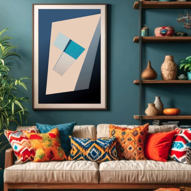 Poster Saldo em azul (Criador carregado)