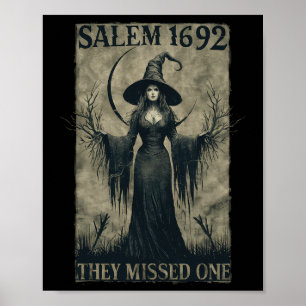 Poster Salem 1692 Perderam Uma Testemunha Feminista De Ha