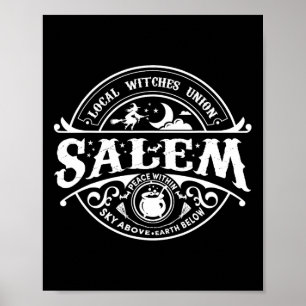 Poster Salem Local Witches Union Sky Acima Da Terra Est 1