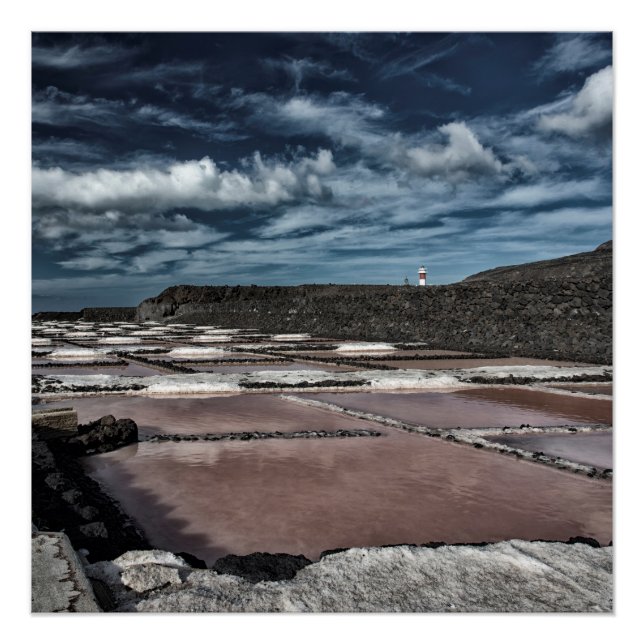 Póster Salinos em La Palma (Frente)
