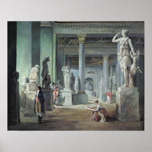 Póster Salle des Saisons no Louvre, c. 1802