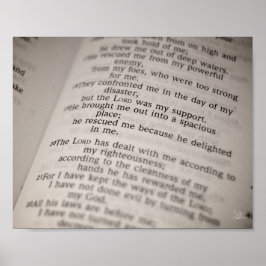 Poster Salm 18:19 [Impressão]